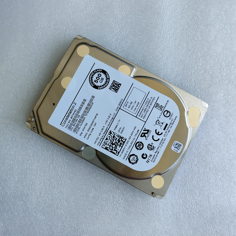 Imagem -04 - Hdd para R610 R710 R715 R810 St9500620ns Servidor Disco Rígido 500g Sata 2.5 Disco Rígido