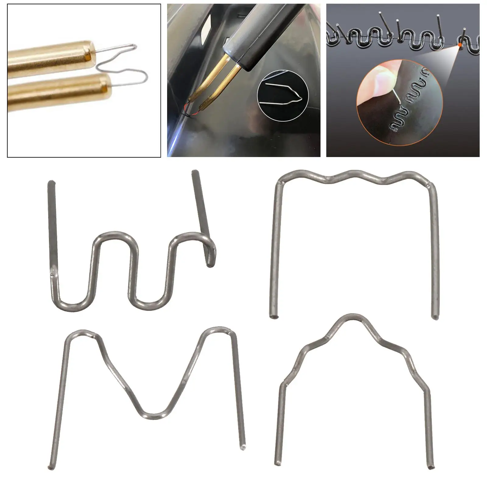 Kit d'outils de réparation de plastique, pour fûts de pare-chocs, 100 pièces