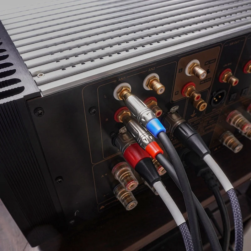 6.35Mm Female To 2 RCA Male Cable Stereo Audio Cable 1/4 Inch TRS Jack To 2 RCA Audio Y Splitter Cable