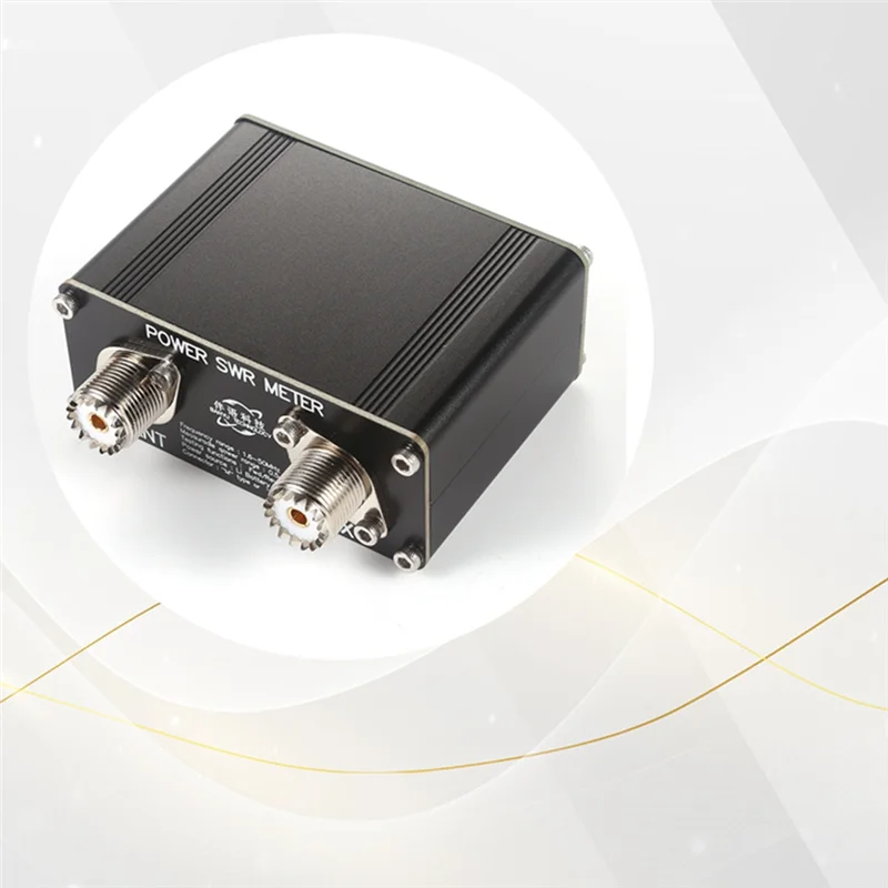 

【Must-Haves】SWR Power Meter 1.6-50Mhz 150W SWR Shortwave Standing Wave Meter FM/AM/CW/SSB With Display