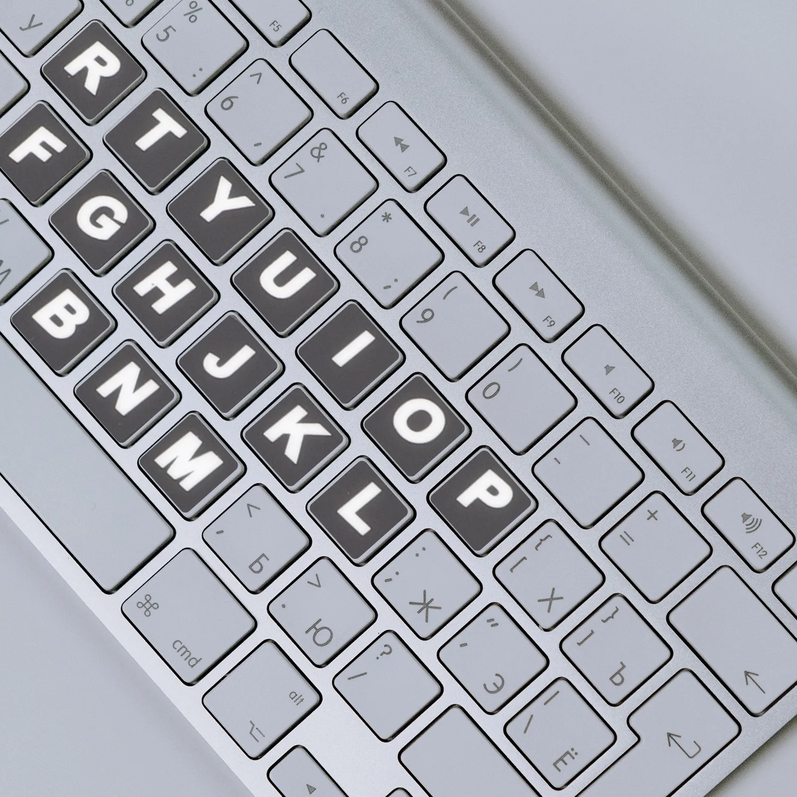 

3 Sheets Universal English Keyboard Letter Stickers for Desktop Laptop Pc Mechanical Keyboards Wear Resistant Clear Labels