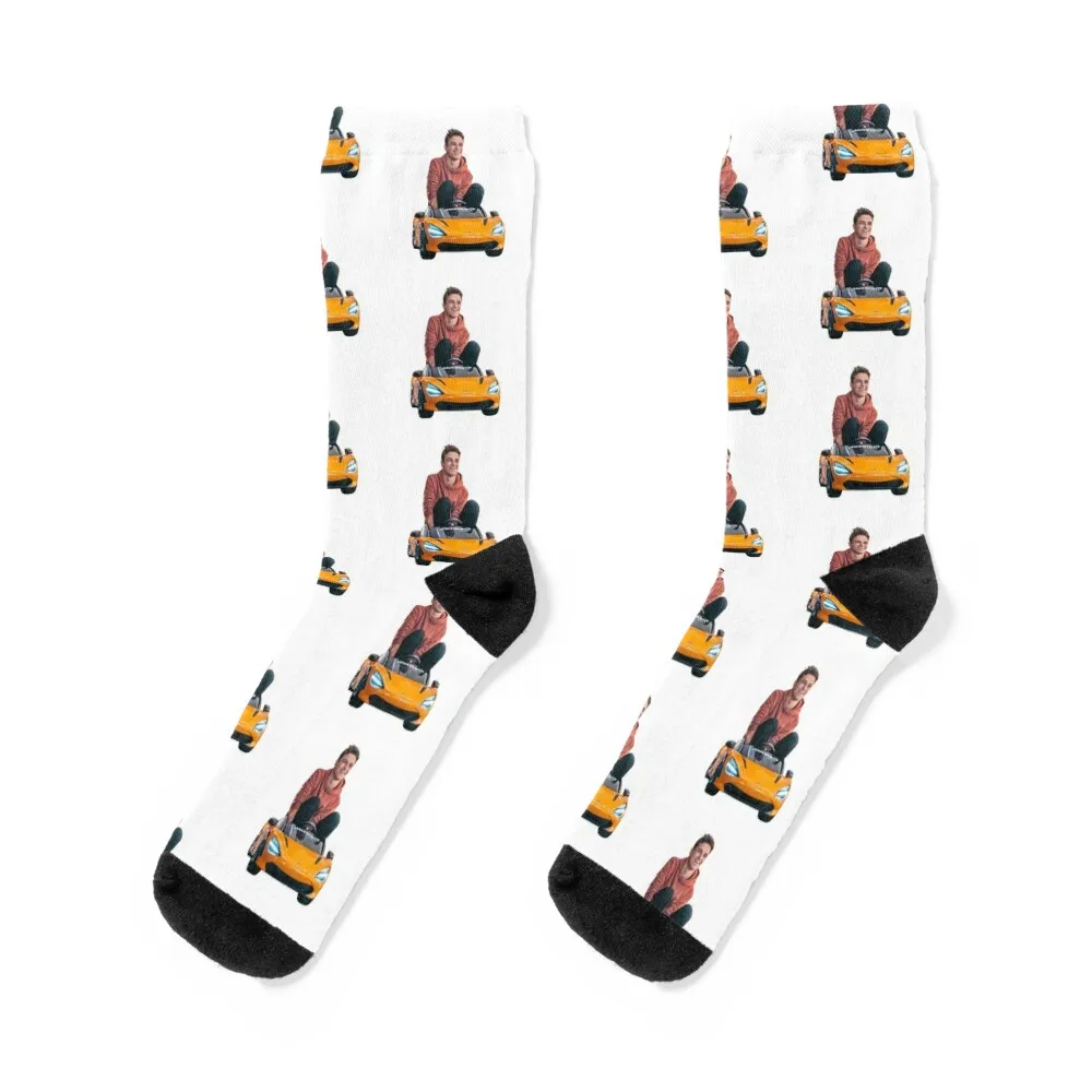 Lando Norris Sticker Socks retro Stockings compression Socks Male Women's