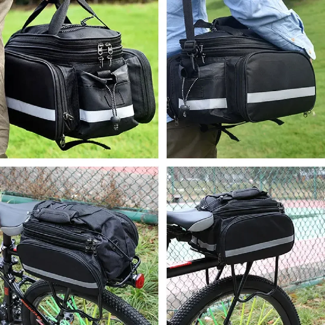 3 in 1 방수 자전거 트렁크 가방 MTB 로드 바이 - Panniers Waterproof Rear 리뷰 및 가격