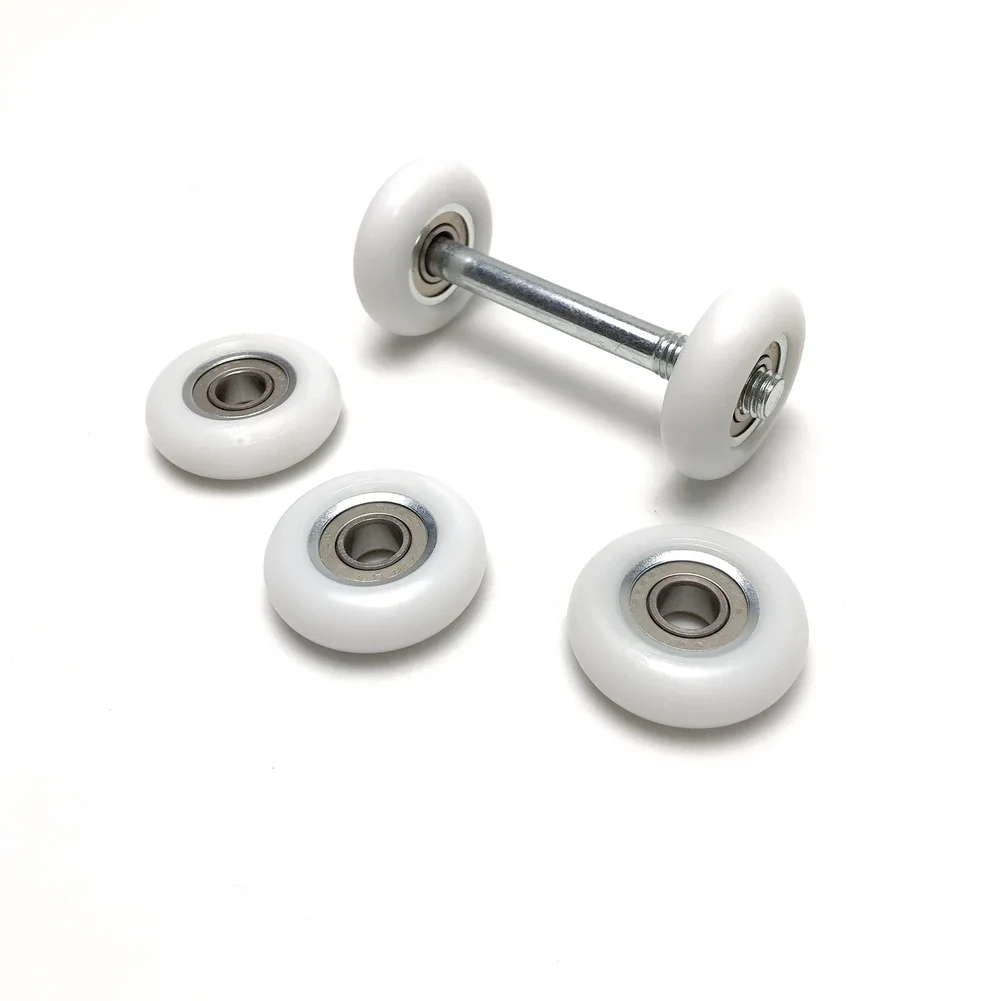 Plastic Bearing Wheel 33mm For Rowing Machine Track Systems Window Door Sliding Rails And Indoor Fitness Equipment