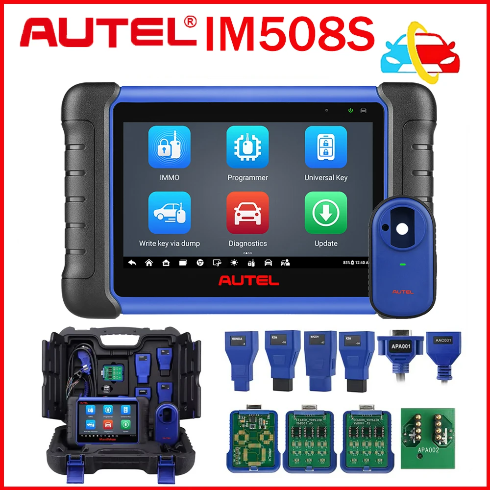 2025 Autel MaxiIM IM508S Key Fob Programmer Tools OBD2 Scanner IMMO Key Programming Tool Diagnostic 2 Years Free Update pk IM608