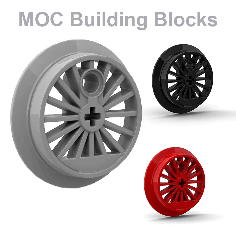 

20 шт. 85557 поезд колесо с отверстием для оси D37 мм строительные блоки технические аксессуары MOC сборка DIY модифицированные кирпичи игрушки 85489b