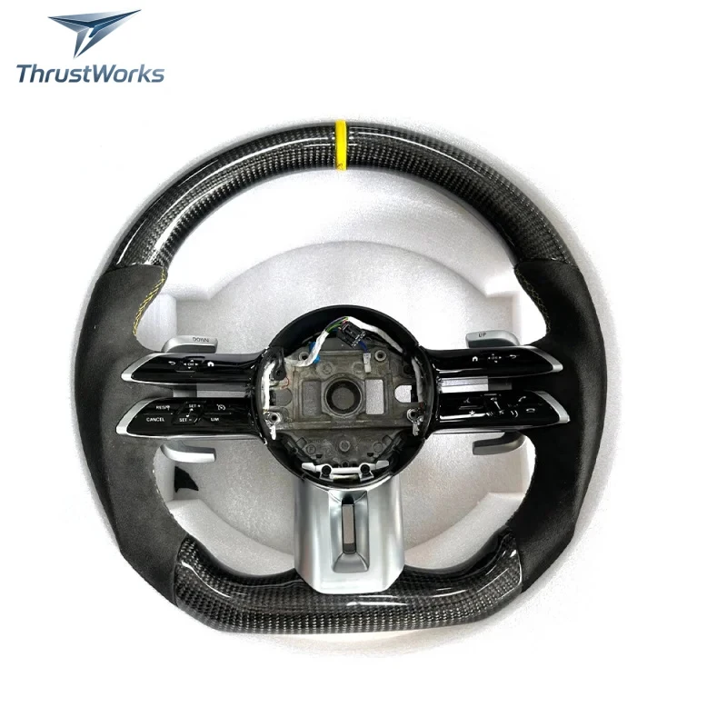

ThrustWorks 2024 Hot Selling Carbon Fiber Steering Wheel C Class W204 W205 W212 W213 W447 W463 GLC GLAHigh Quali New