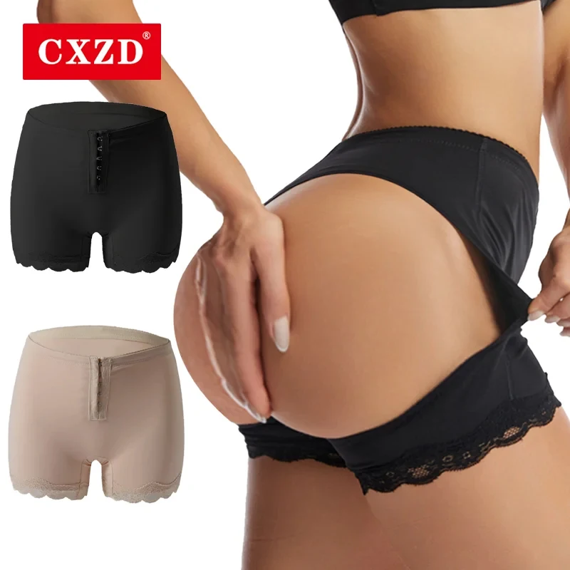 CXZD-bragas levantadoras de glúteos, pantalones cortos abiertos para glúteos, ropa interior de boda, Control de barriga, potenciador de cadera, ropa moldeadora, bragas de realce de culo