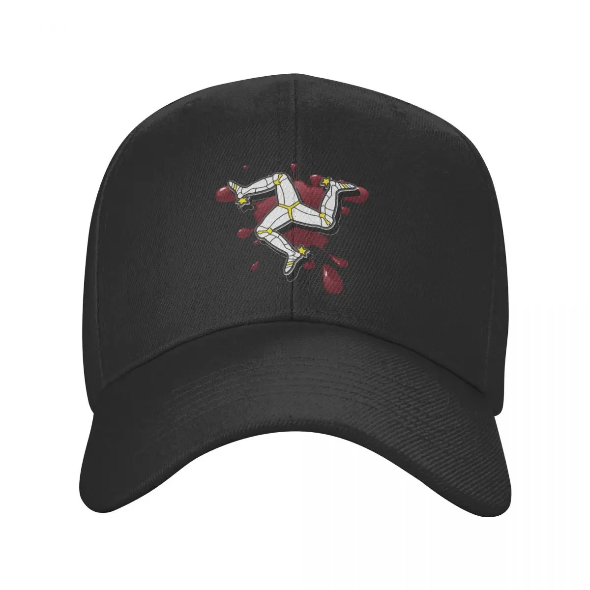 

Classic Unisex Isle Of Man Flag Baseball Cap Adult Adjustable Dad Hat for Men Women Outdoor Snapback Caps