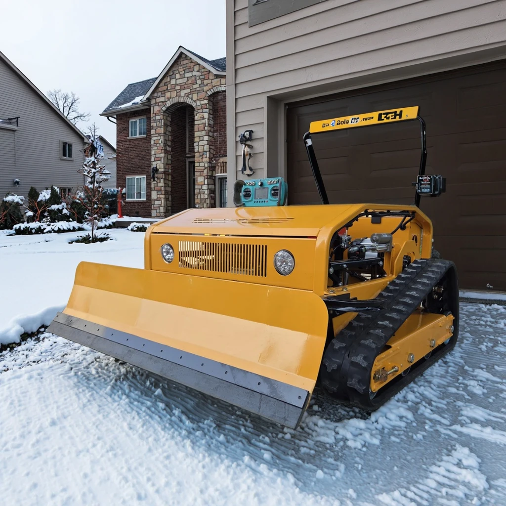 

ZNW-800S Made in China Loncin engine remote control lawn mower, remote control lifting height supports customization