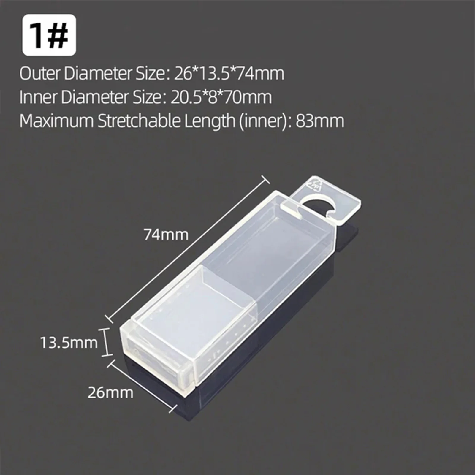 Caja de almacenamiento de brocas de piezas, accesorios de grifo telescópico, embalaje de herramientas ajustable, caja de herramientas Rectangular,