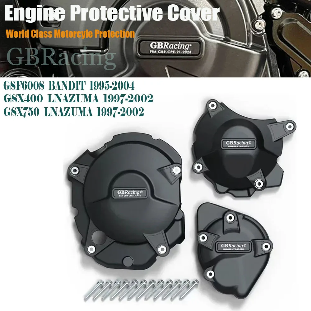 Сертифицированные продукты. Высококачественный защитный чехол двигателя, устойчивый к падению и теплоизоляционный для SUZUKI GSF600S Bandit 1995-2004 гг.