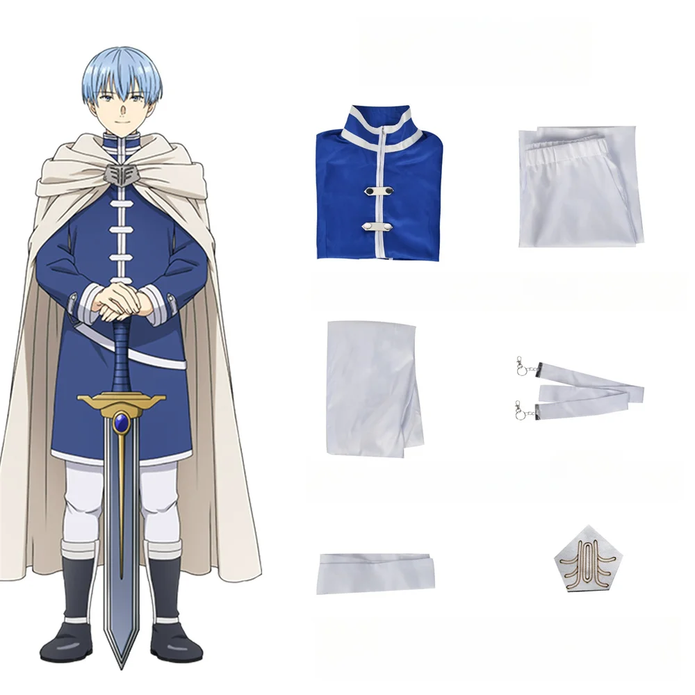 Himmel Cosplay Frieren en el disfraz de anime funerario Halloween para hombre ropa