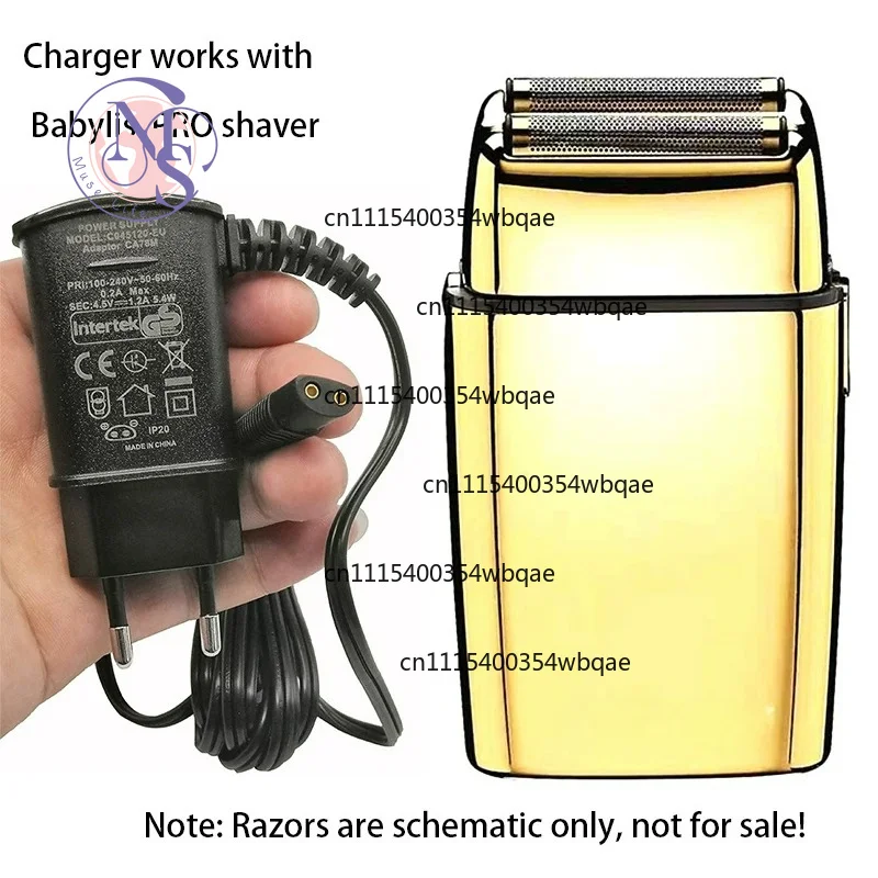 For Babylisspro Shaver Accessories, Charger, Whitewall Trimmer Adapter