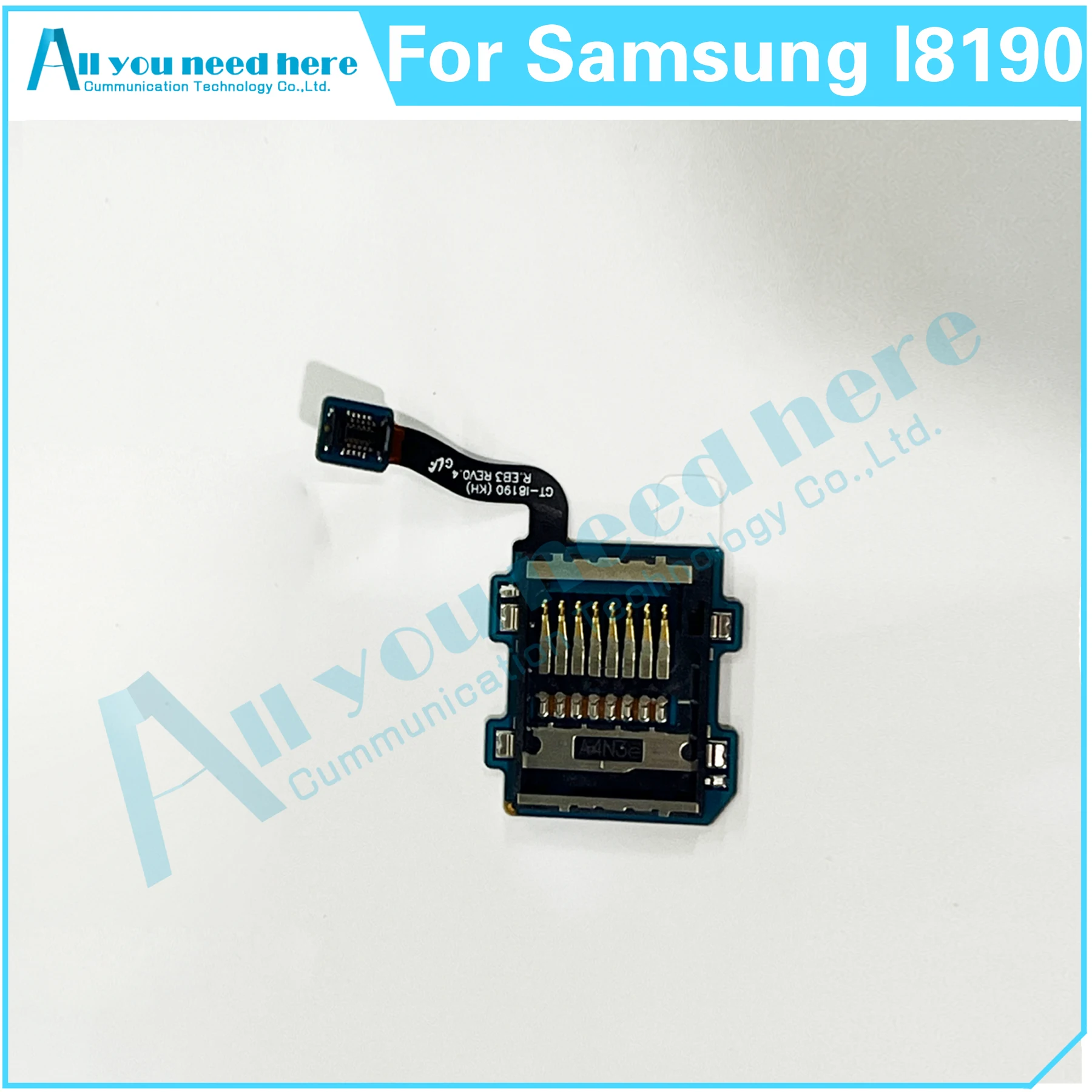 For Samsung I8190 Galaxy S3 mini SIM Card Tray Reader Flex Cable Memory SD Read Card Holder Connector Inner Replacement