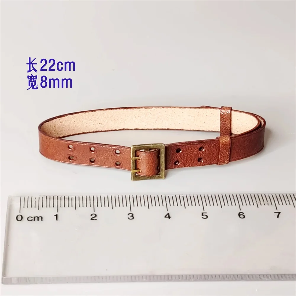 เข็มขัดหนังแท้ขนาดเล็กสำหรับตุ๊กตาทหาร Snail 1/6 ขนาด 12 นิ้ว มีสินค้าพร้อมส่ง