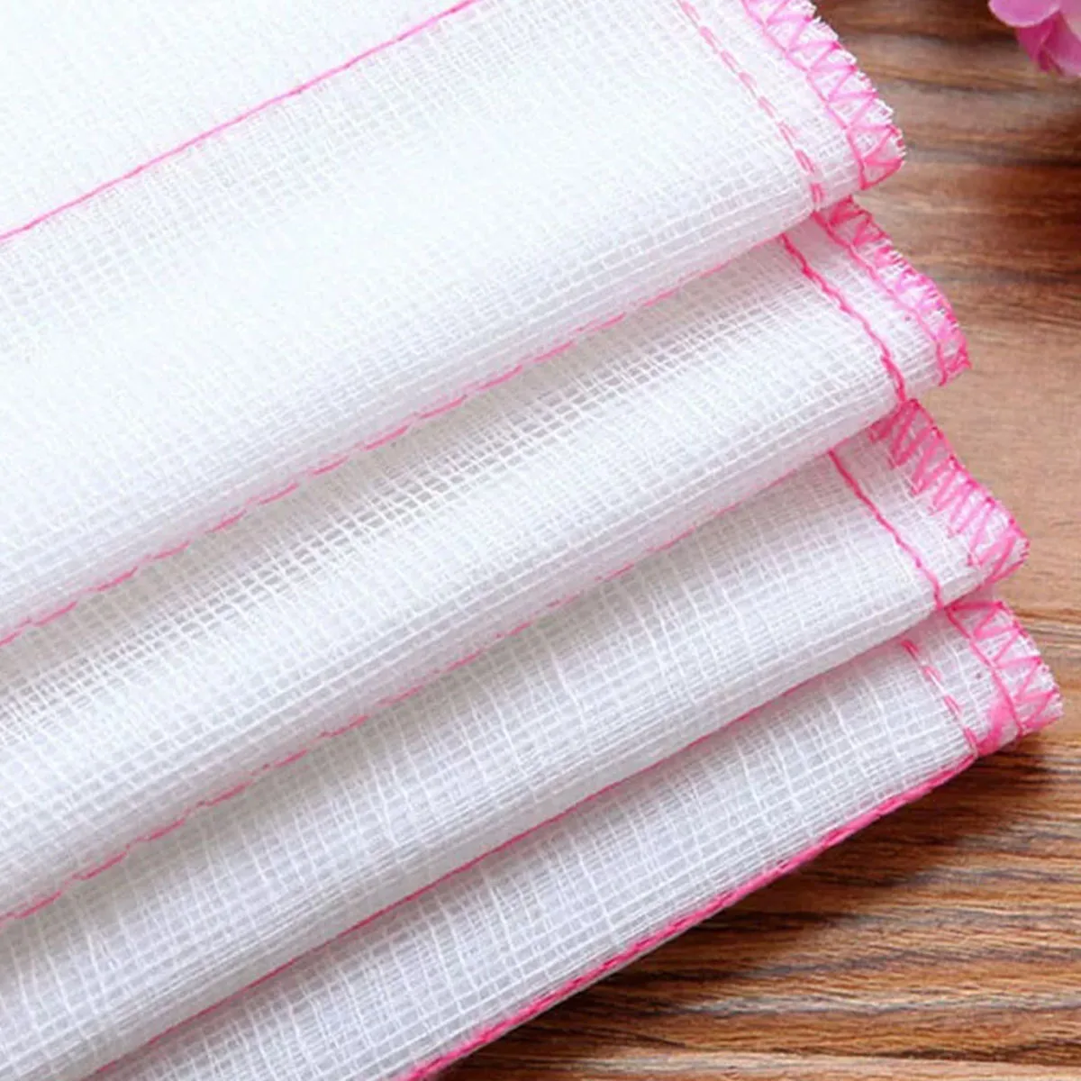 Anti-Oil Kitchen Towel  Microfiber Kitchen Cleaning Cloth thicken Absorbent Scouring Pad Kitchen Daily Dish Towel