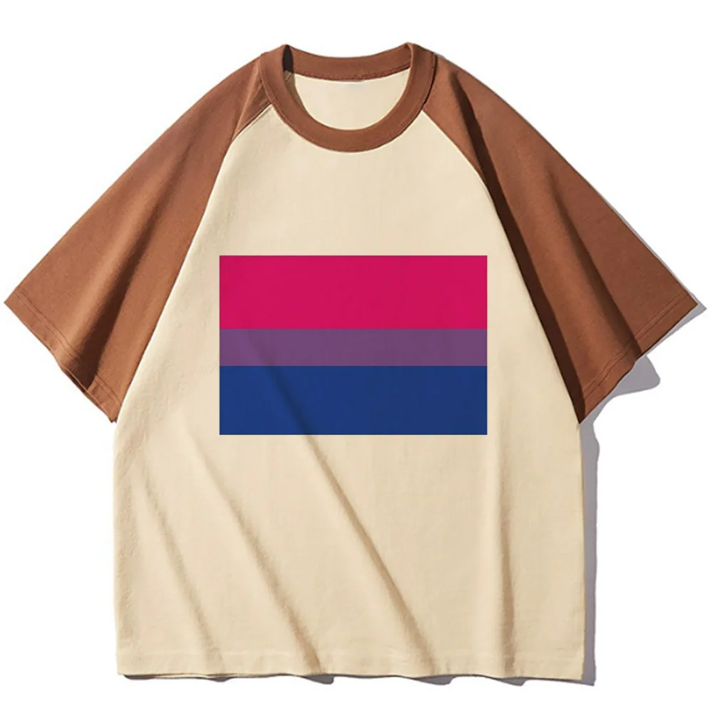 Bisexual t shirt women designer graphic top girl manga clothing