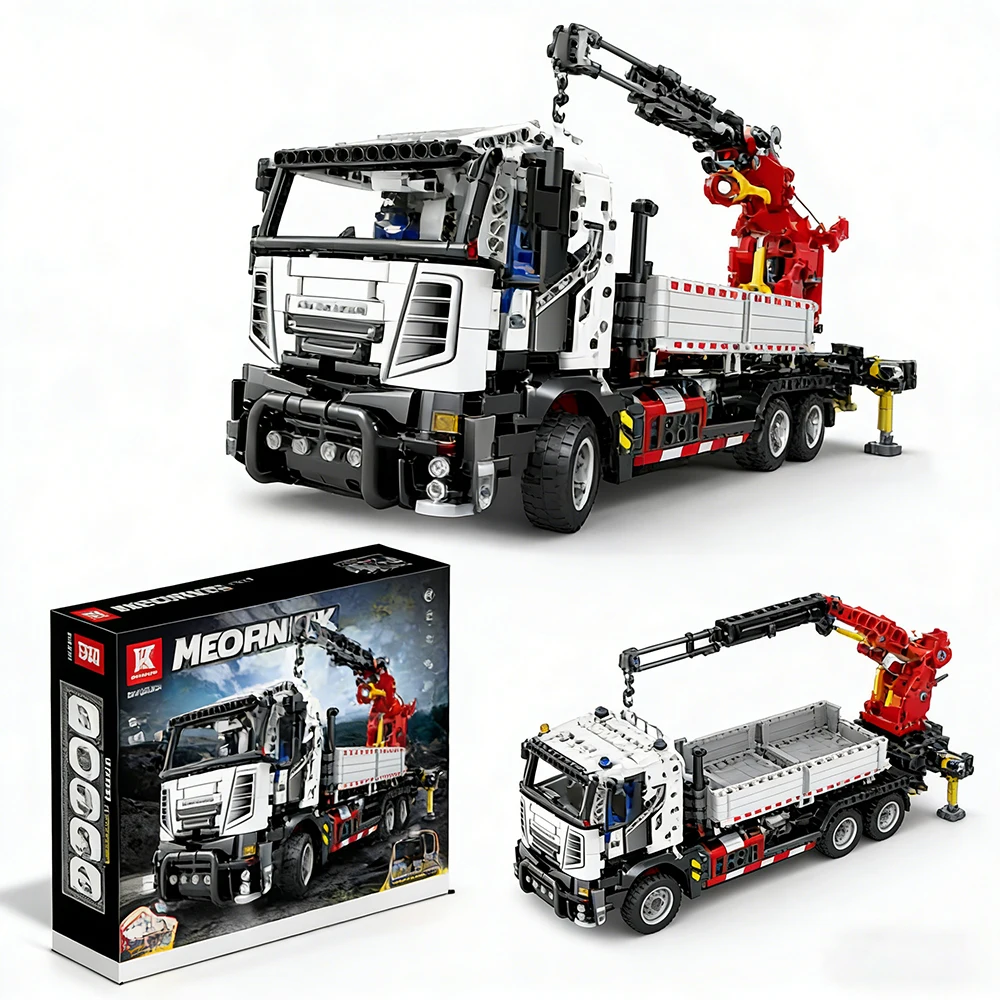 Grúa Mecánica de Ingeniería de Potencia de 2328 Piezas |   Bloques de Construcción de Control Remoto |   Rompecabezas de Alta Dificultad de Ensamblaje