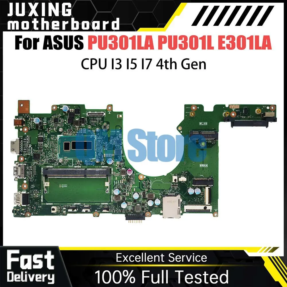 

PU301LA Notebook Mainboard For ASUS PRO ESSENTIAL PU301L E301LA Laptop Motherboard With CPU I3 I5 4th Gen