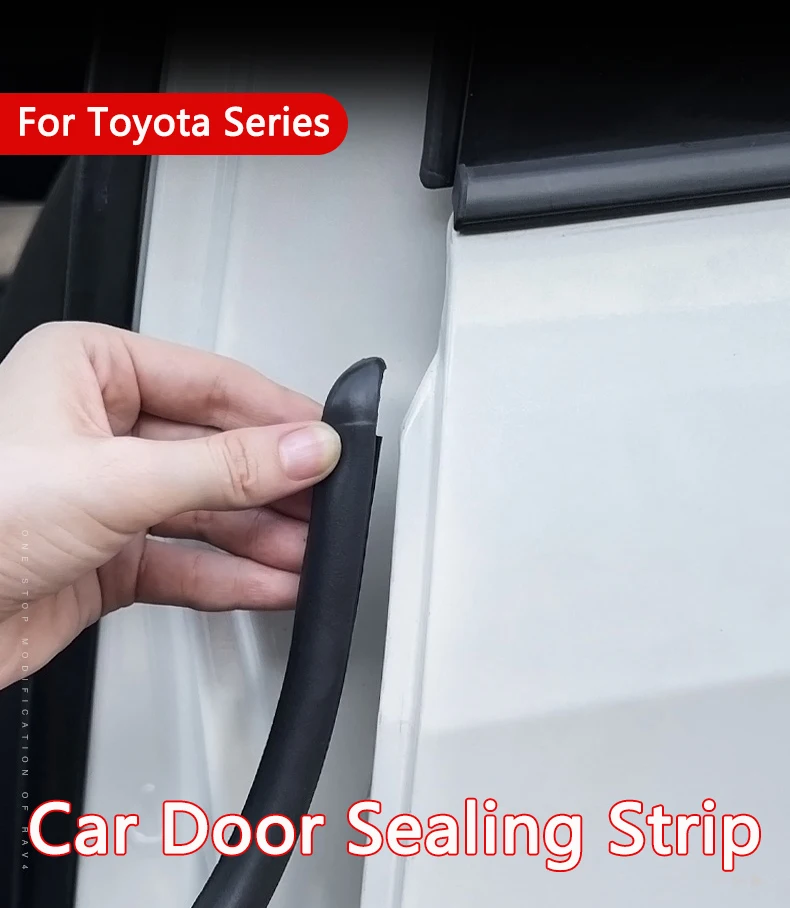 Auto Tür Dichtung Streifen Gummi B Säule Anti-Lärm Staubdicht Für Toyota RAV4 Camry Corolla Harrier Venza Kreuz Frontlander CHR IZOA – Detail 1