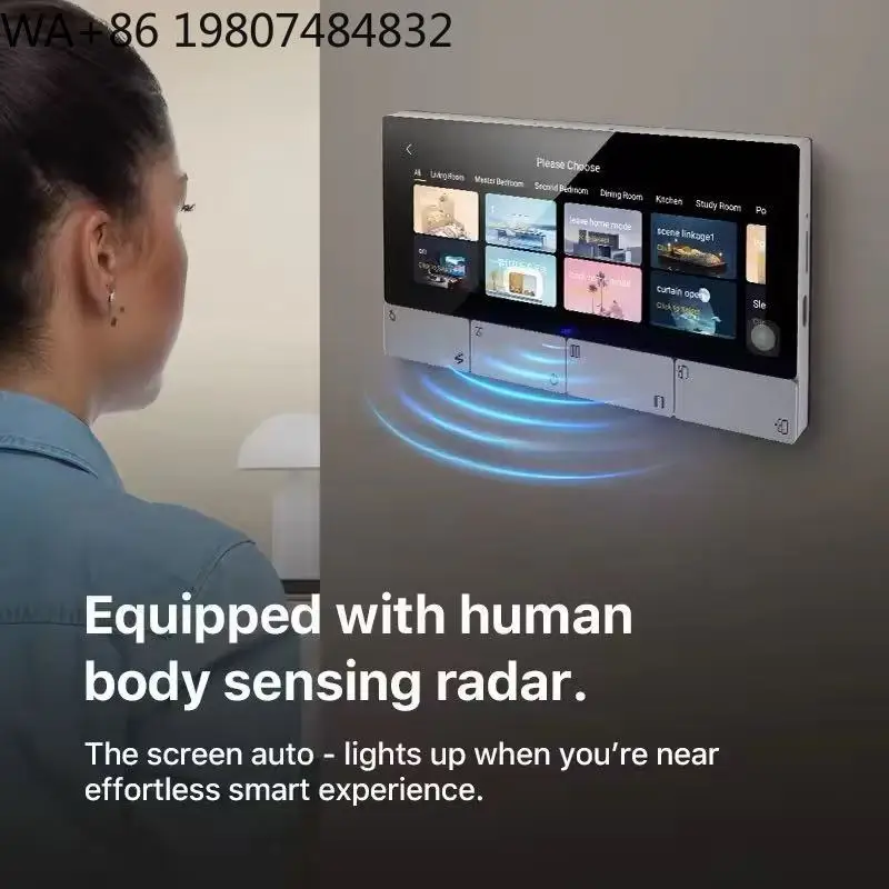 4/6/7/8/10/12 Inch F5 Multi-function Smart Home Central Controller Touch Screen WiFi Zigbee Wall Automation Panel