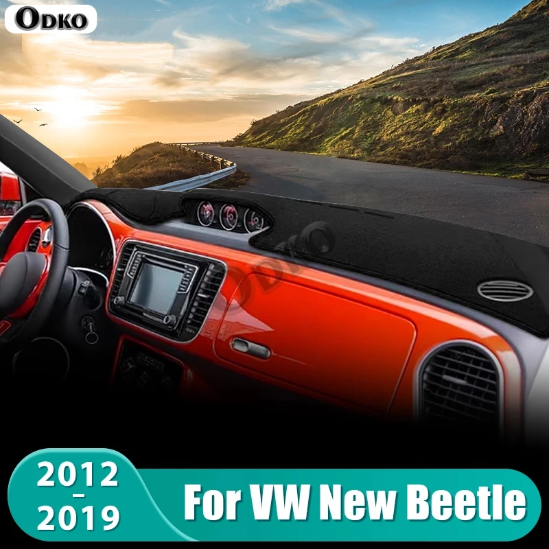 For Volkswagen VW New Beetle 2012 2013 2014 2015 2016 2017 2018 2019 Car Dashboard Mat Sun Shade Non-slip Cover Accessories