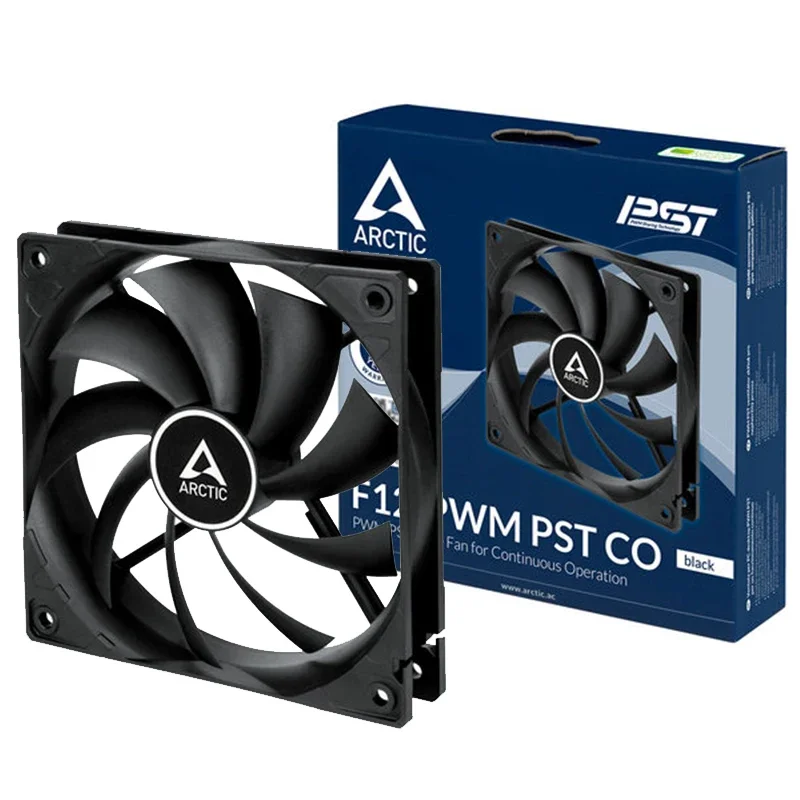 

Original Arctic F12 PWM PST 12cm Fan/Silent Cooling 120mm Fan FDB 1800RPM Mute CPU Cooler Black/White