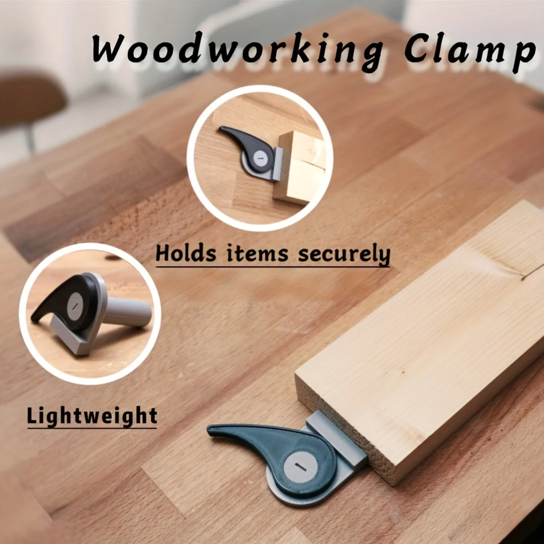 Quick-Release Ratcheting Bench Dogs Adjustable Workbench Stops with Lever Action, No-Tool Clamping for MFT Tables & Woodworking