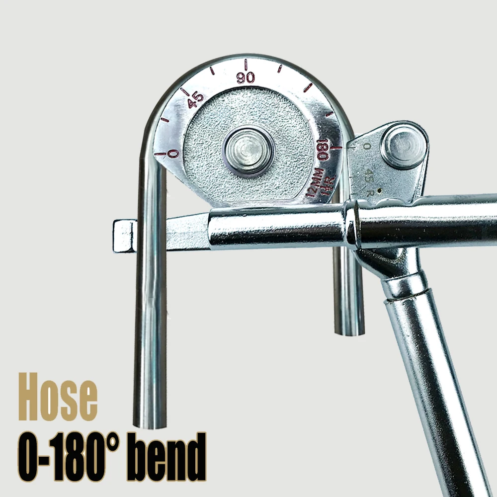 أداة يدوية لثني الأنابيب المصنوعة من الفولاذ المقاوم للصدأ لأنابيب 1/2 بوصة O.D 12 مم - أداة ثني قوية مع رافعة 1.2 سم