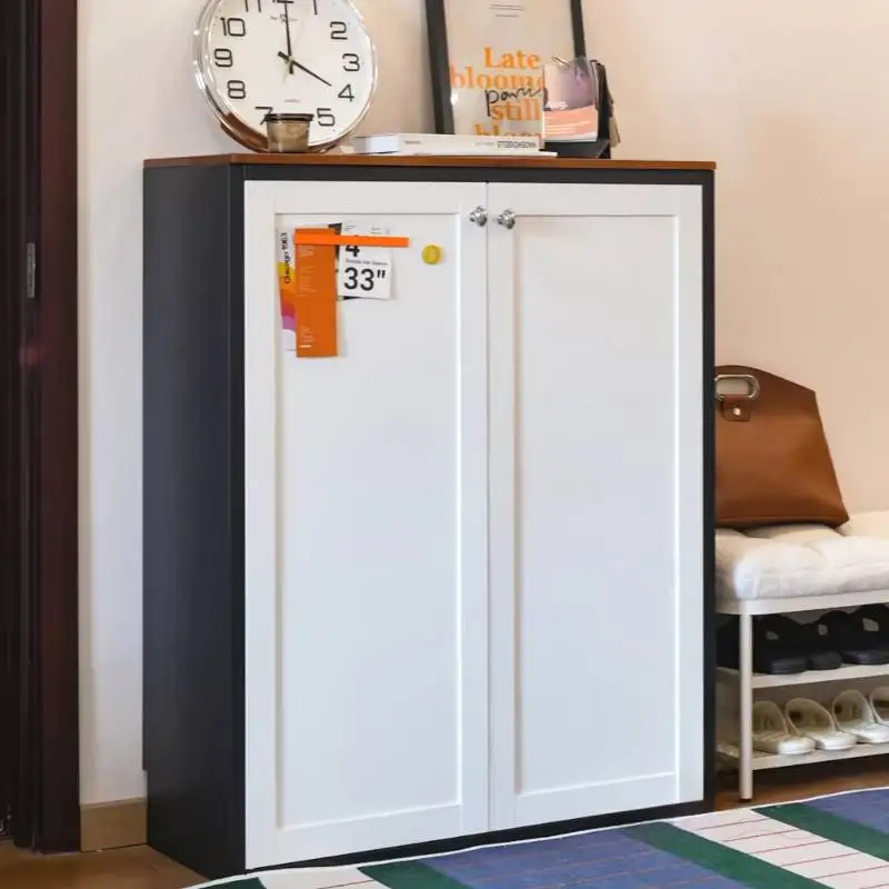 

Entrance Hallway Shoe Cabinet Wooden Minimalist Drawers Storage Shoe Rack Apartments Corner Organizador Zapatos Furniture Home
