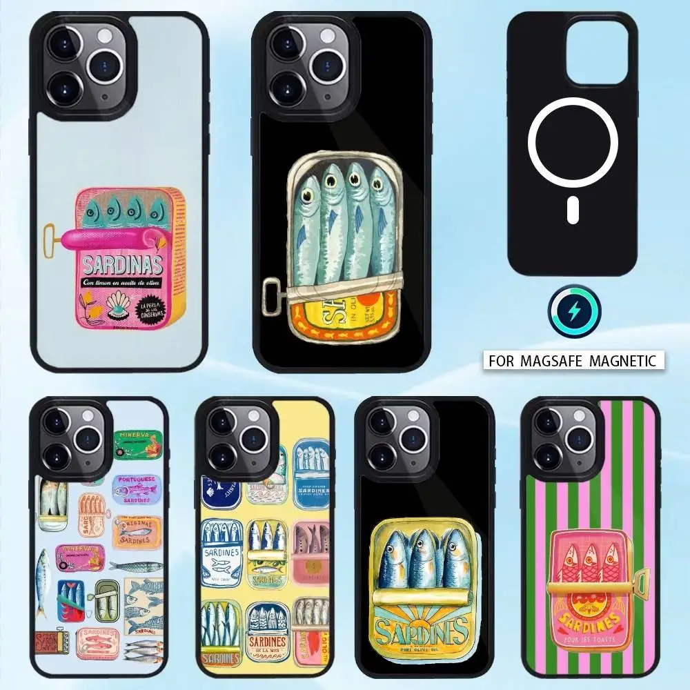 

Cartoon Schnauzer Dog Phone Case For iPhone17,16,15,14,13,12,11 Plus,Pro Max Magnetic For Magsafe Wireless Charging