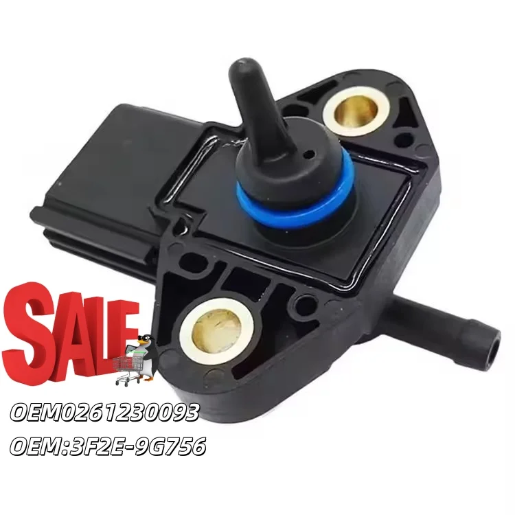 MAP Sensor Replacement 3F2E-9G756-AA 0261230093 for Ford Focus Mustang F150 Escape 2.0L 4.6L 5.4L Gas 2004-2014 Sedan Pickup SUV