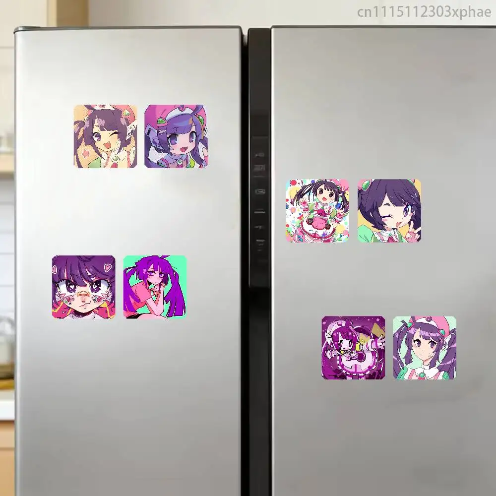 T-Tone Rion 2PCS Square Decorative Fridge Magnet Magnetic Sticker, Kitchen Refrigerator Decor Travel Souvenir Gift