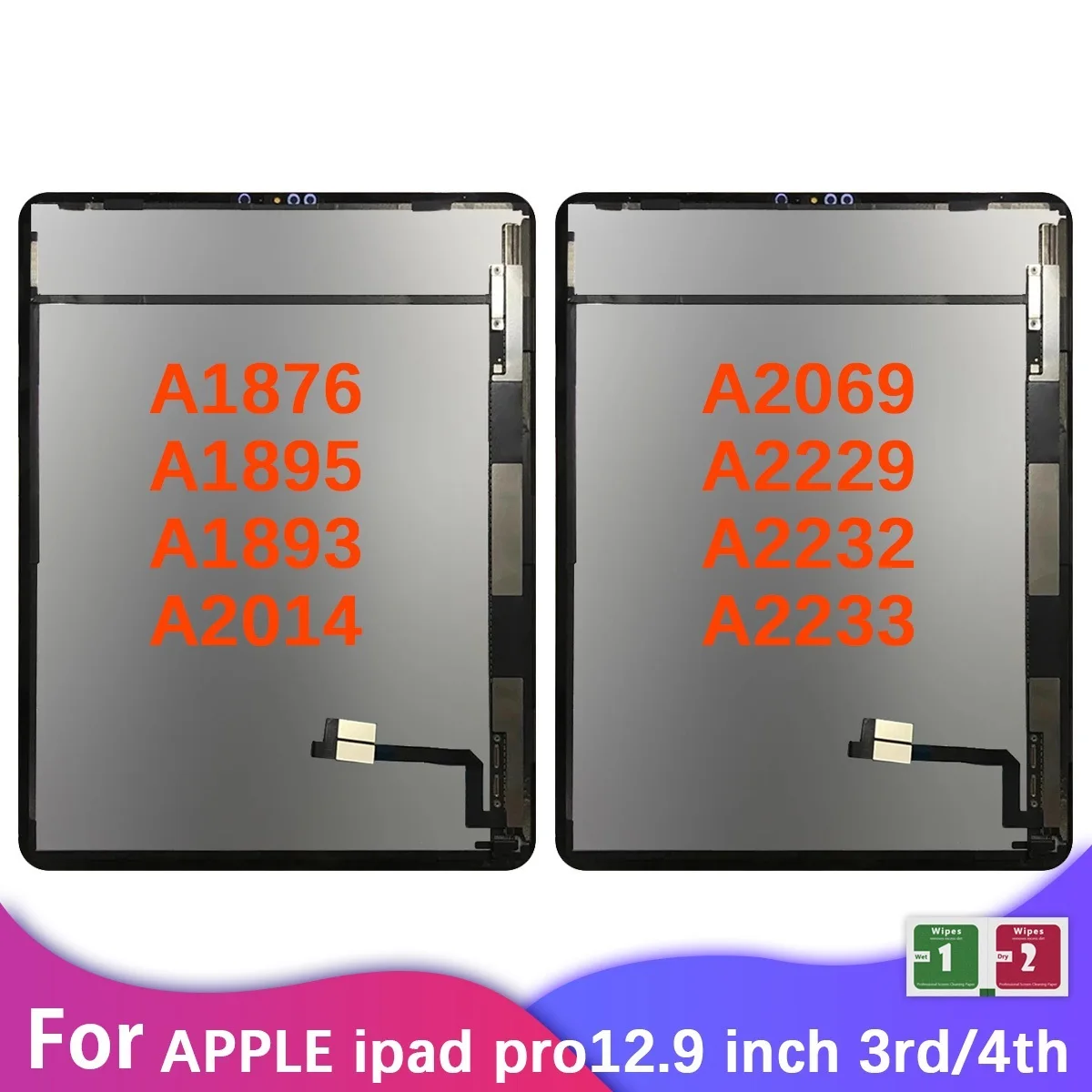 Nuovo originale 12.9 "per iPad Pro 12.9 3rd 4th Gen A1876 A1895 A1983 A2014 A2229 Lcd Touch Screen Display Assembly sostituzione