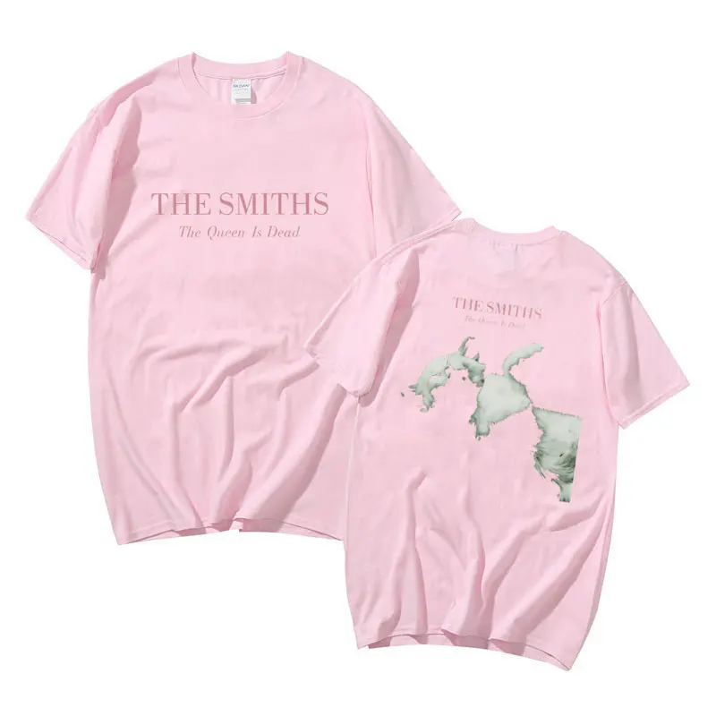 Limited British Rock Band The Smiths The Queen Is Ad Cat T-shirt Short Sleeve Male T Shirt Oversized Men Vintage Gothic Tees - Image 5