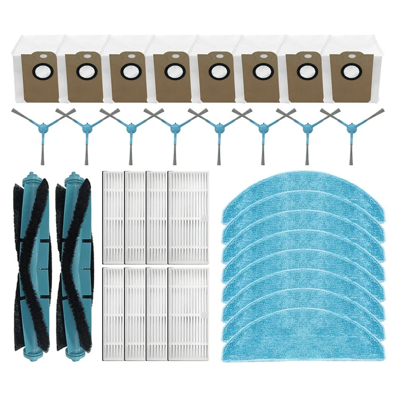 FGGS-Compatible For Blaupunkt Bluebot Precision Plus Replacement Parts Accessories Main Brush Hepa Filter Mop Cloth Dust Bag