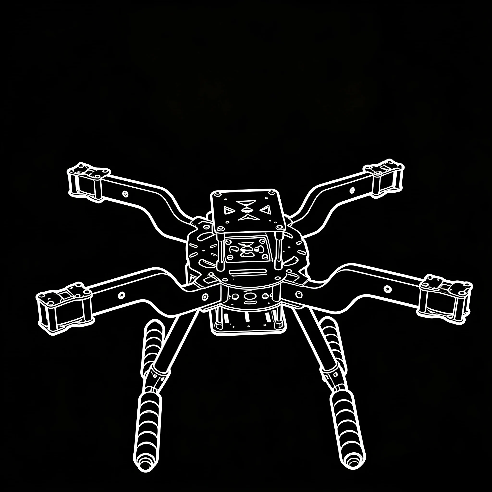 โดรนอัจฉริยะแบบโอเพ่นซอร์ส Rctosky รุ่นใหม่ 300 450 มม. Pixhawk Quadrotor Rack RC มัลติคอปเตอร์ มัลติโรเตอร์ พร้อมขาตั้ง