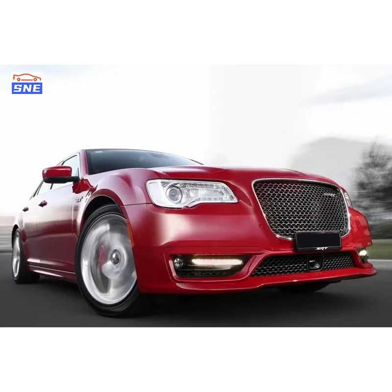 Kit carrozzeria ricambi auto stile Srt Kit carrozzeria paraurti anteriore largo per paraurti anteriore Chrysler 300C con fendinebbia DRL 12+