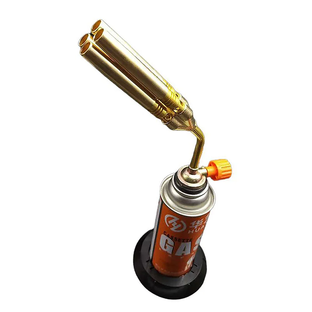 Antorcha de soldadura, pistola de llama multibarril, antorcha de cobre puro, pistola de llama de pelo de cerdo asado, antorcha de alta temperatura, cabezal de antorcha portátil