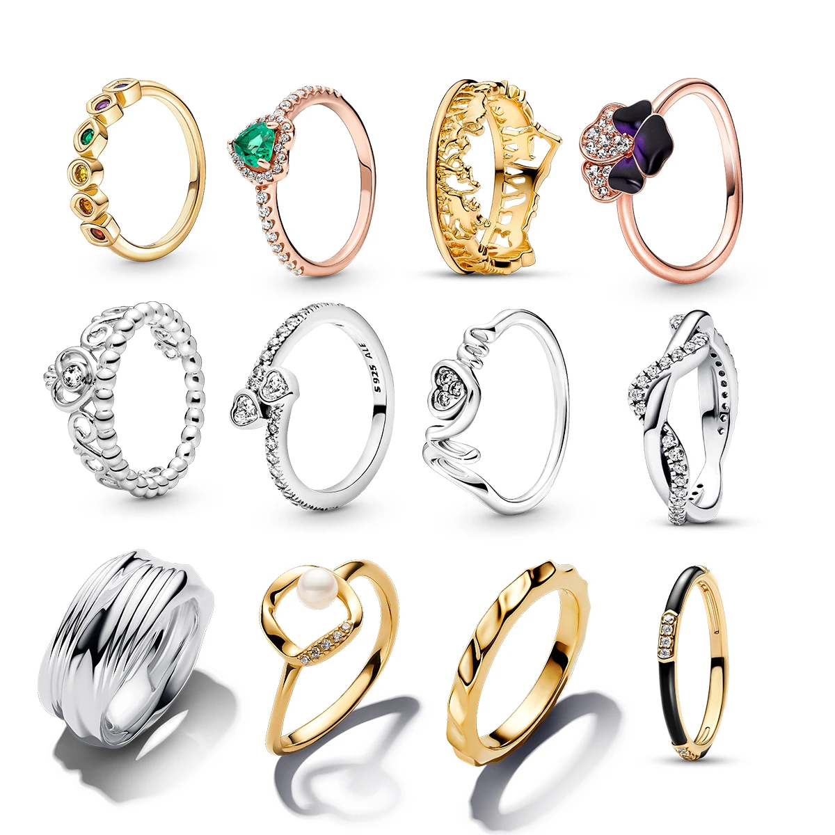 

1 шт., аксессуар для кольца из стерлингового серебра 925 пробы, уникальное кольцо в форме драгоценных камней в стиле ретро, подходит для повседневного ношения и декора вечеринок