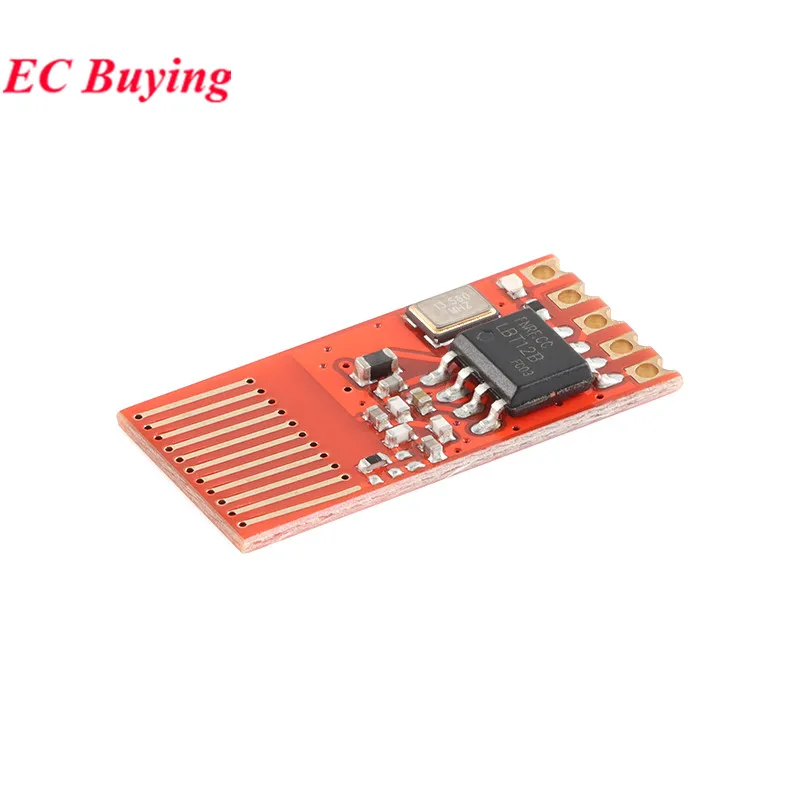 433 MHz 10dBm 6 knoppen Twee-in-één RF-zendermodule Draadloze afstandsbediening Lange afstand 100 m T1L-antenne voor Smart Home