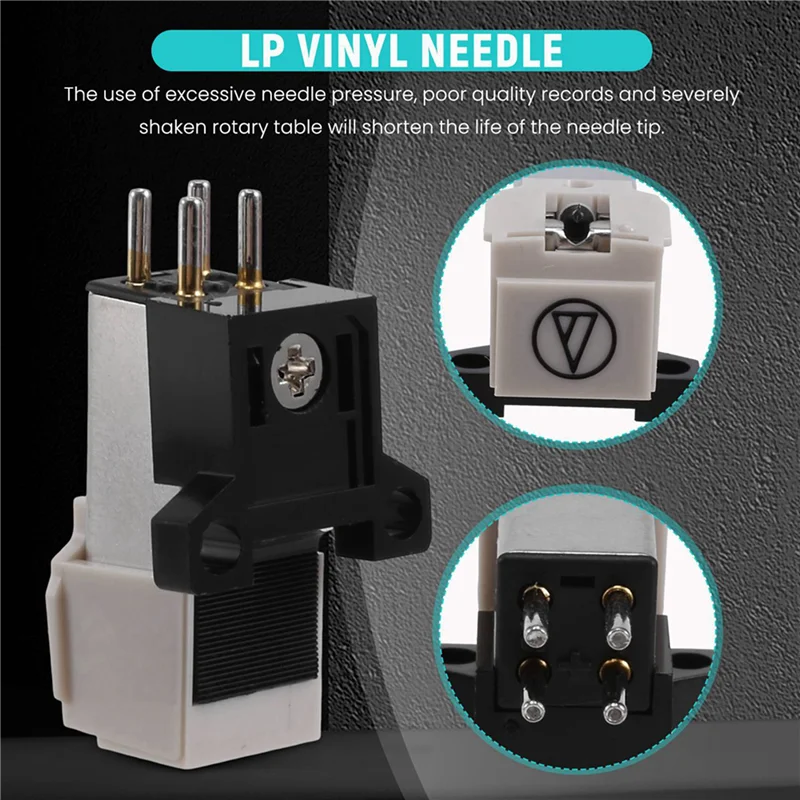 

Hot-AT3600L магнитный стилус LP виниловый проигрыватель иглы для проигрывателя виниловых пластинок проигрыватель пластинок Platenspeler 4 шт.