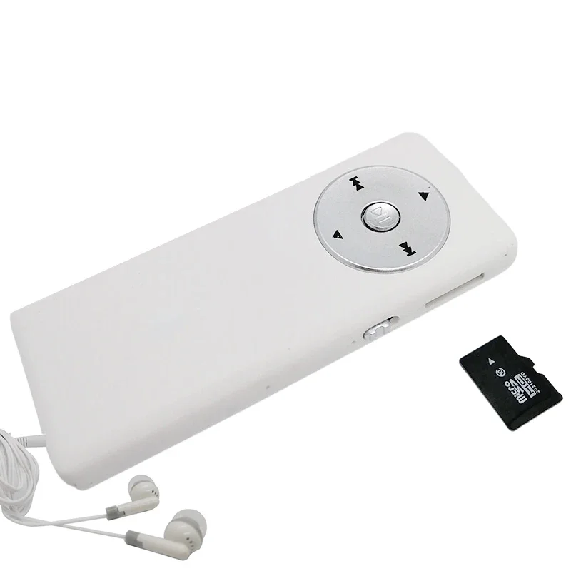 Reproductor MP3 Micro SD portátil con auriculares, reproductor de música sin pérdidas, reproductor de medios de música con tarjeta TF