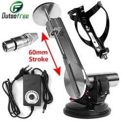 3-24V Mini Telescopic Linear Actuator 60mm Stroke 3XLR Reciprocating Mechanism Motor 3XLR Connector Linear Actuator Motor