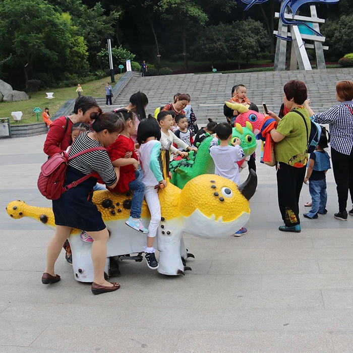 amusement park dinosaur children rides with coin operated game