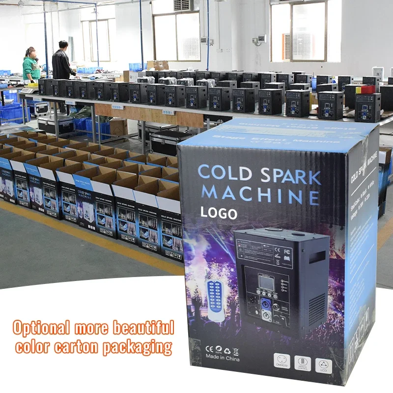 Stage Special Effects Fire Sparkler Machine 750W Mini Cold Spark Machine Magical Special Effects 750 for Wedding Stage