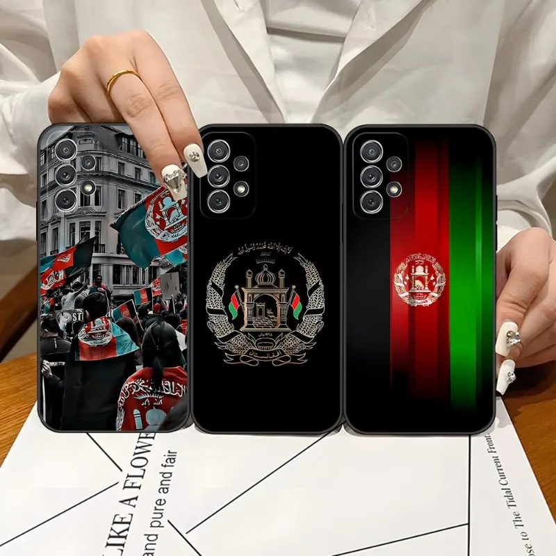 

Afghan Afghanistan Flag Phone Case For Samsung A54 A14 A33 A13 A21 A34 A71 A31 A22 A53 A52 A73 A32 A50 A20 A40 A23 A24 Cover