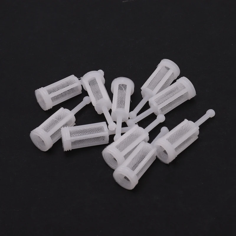 10Pcs Plastic Gravity Typ Spray Filter Pot Diameter 11Mm Total Length 36Mm Can Adapt To The Majority Of Solvent