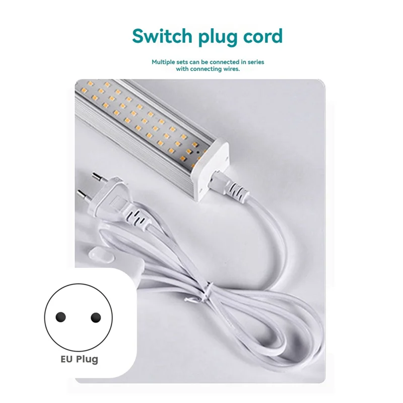 홍보! 2Pcs LED 식물 성장 램프 실내 식물을위한 조명 성장 25W 식물 조명 2 Pcs 햇빛 EU 플러그